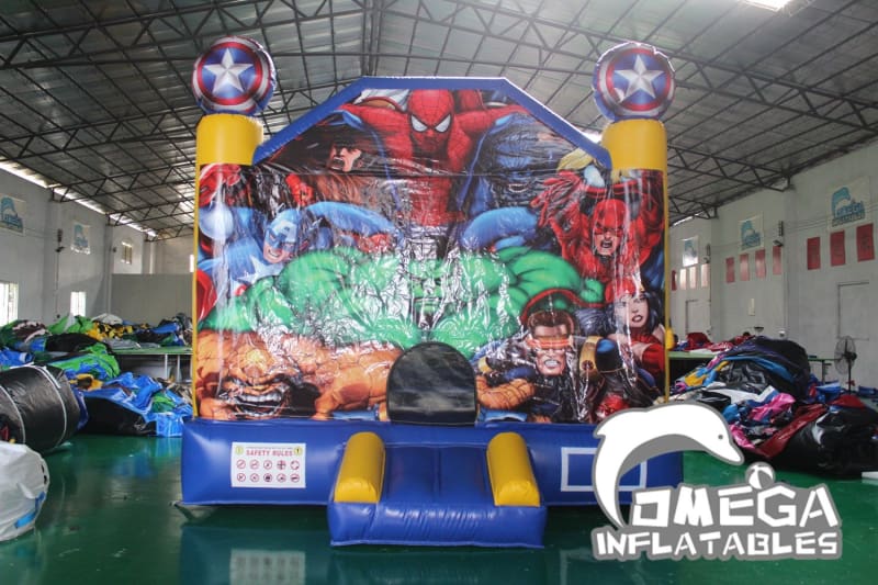 Super Heroes Themed Bounce House