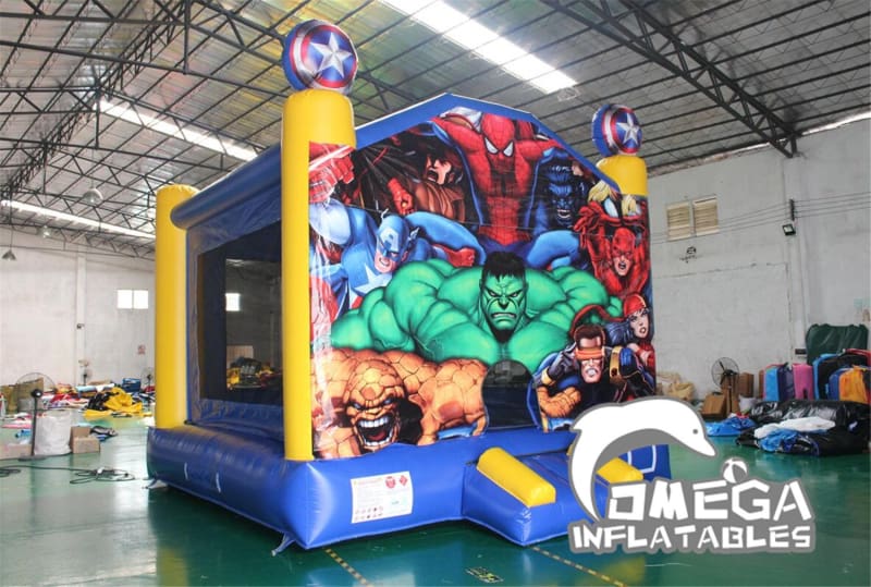 Super Heroes Themed Bounce House