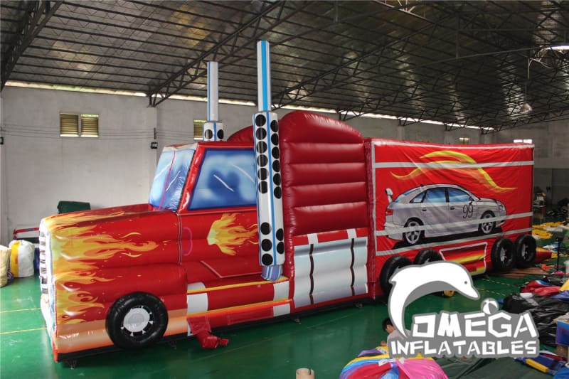 Transformers Truck Inflatable Obstacle Course