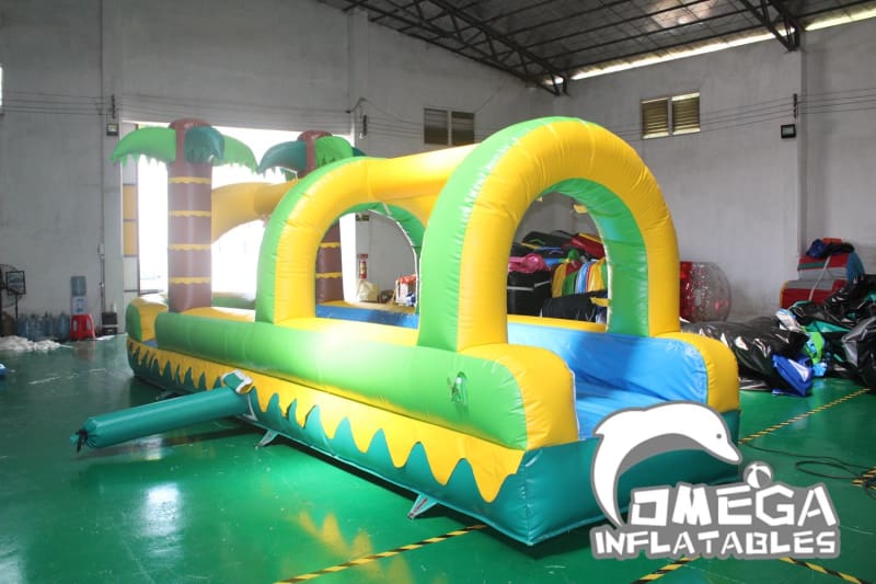 Tropical Rush Inflatable Slip N Slide