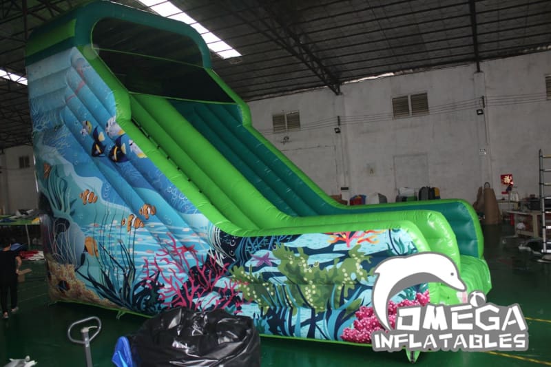 Under The Sea Inflatable Slide