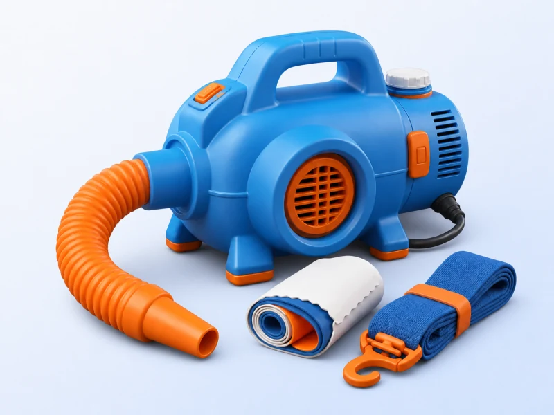 Illustrated commercial inflatable accessories icon