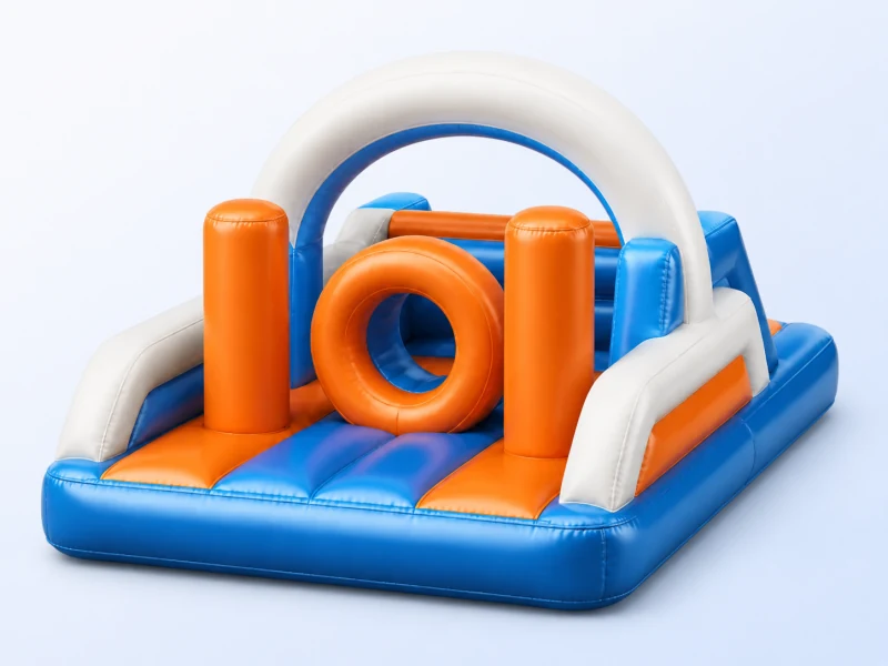 Illustrated inflatable obstacle course icon